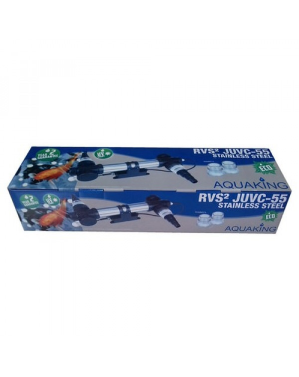 УФ - стерилизатор для пруда AquaKing RVS² JUVC-55 корпус нерж.