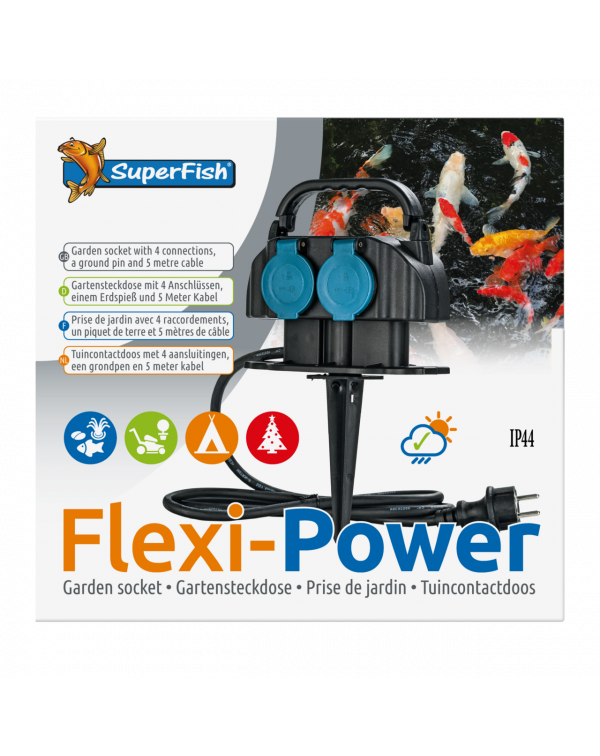 Садовая розетка SuperFish Flexi Power