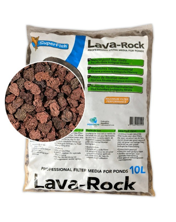 Фильтрующий наполнитель, лава SuperFish Filter Lava, 10L