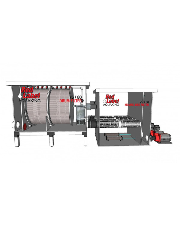 Red Label Moving Bed Filter 75/80 – биологический фильтр с подвижной загрузкой